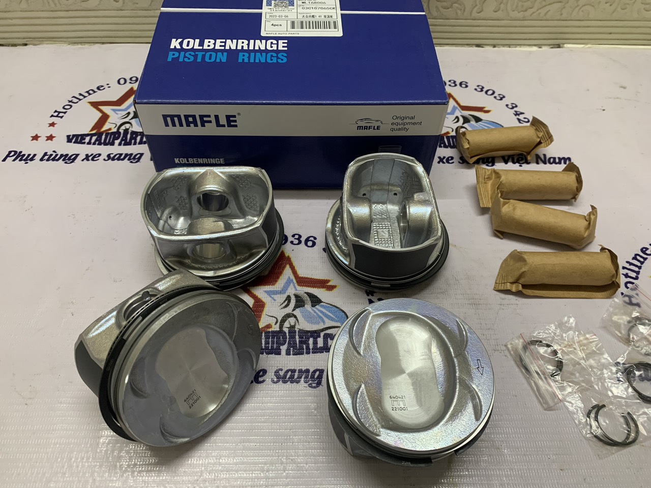 Bộ piston Volkswagen Scirocco 1.4